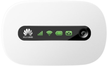 Huawei E5220 Mobiler Wifi WLAN-Router (deutsche Version, bis zu 10 WLAN-Zugänge, 5s Boot-Zeit, HSPA+) weiß - 1